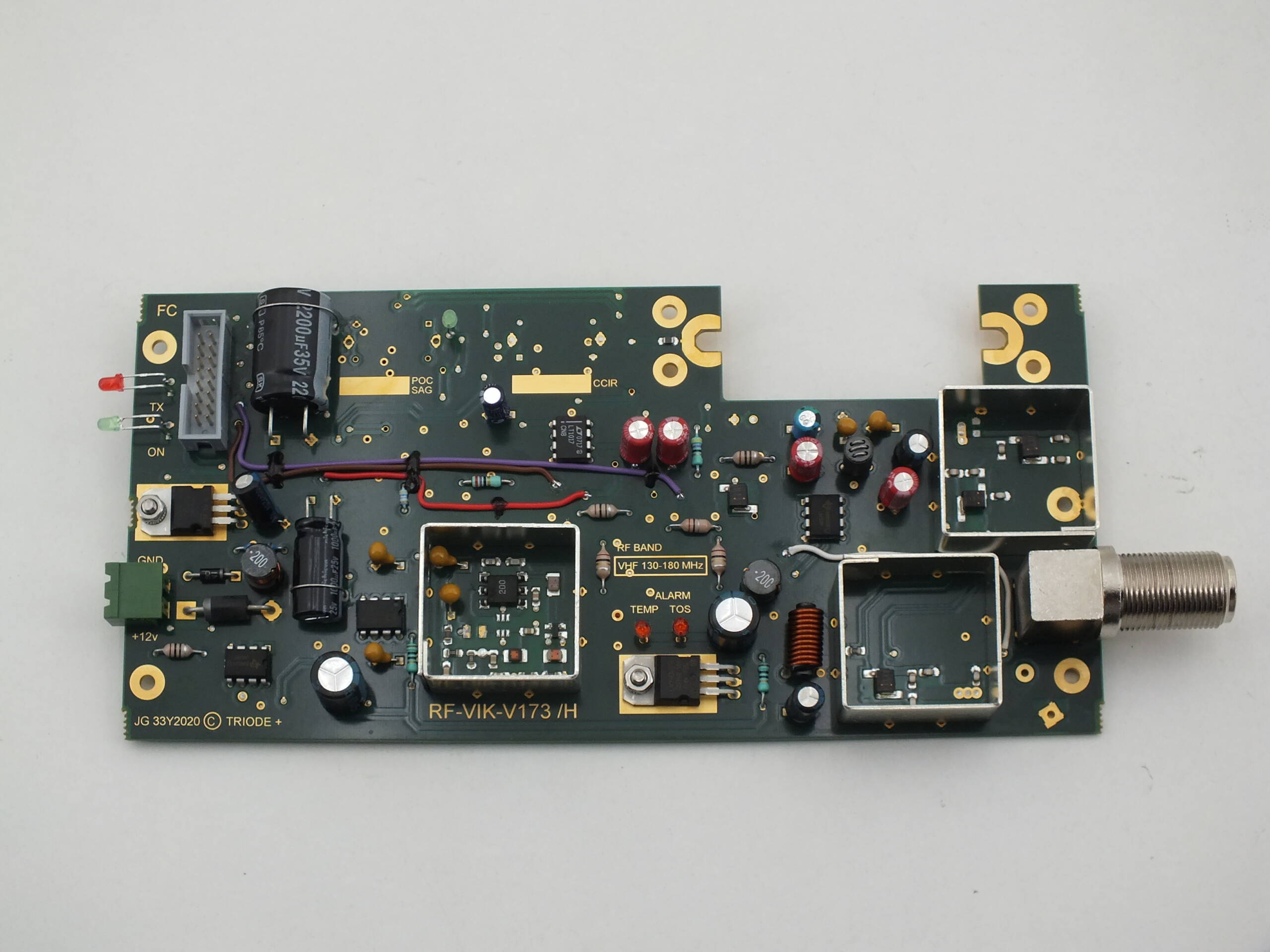 Assemblage de carte électronique face TOP en trad et BOTTOM en CMS